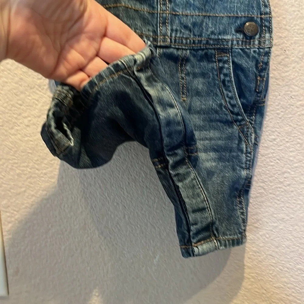 Oshkosh B’Gosh Denim Overalls Shortalls Size 18 Months